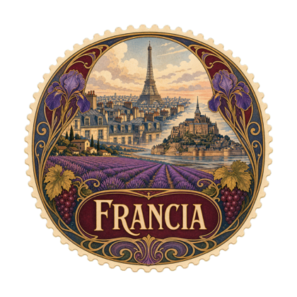 Pegatina oficial de Francia